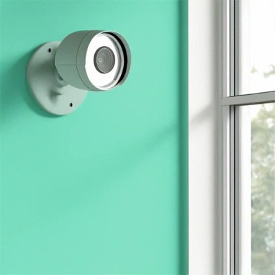 Louisville vivint camera facing a window